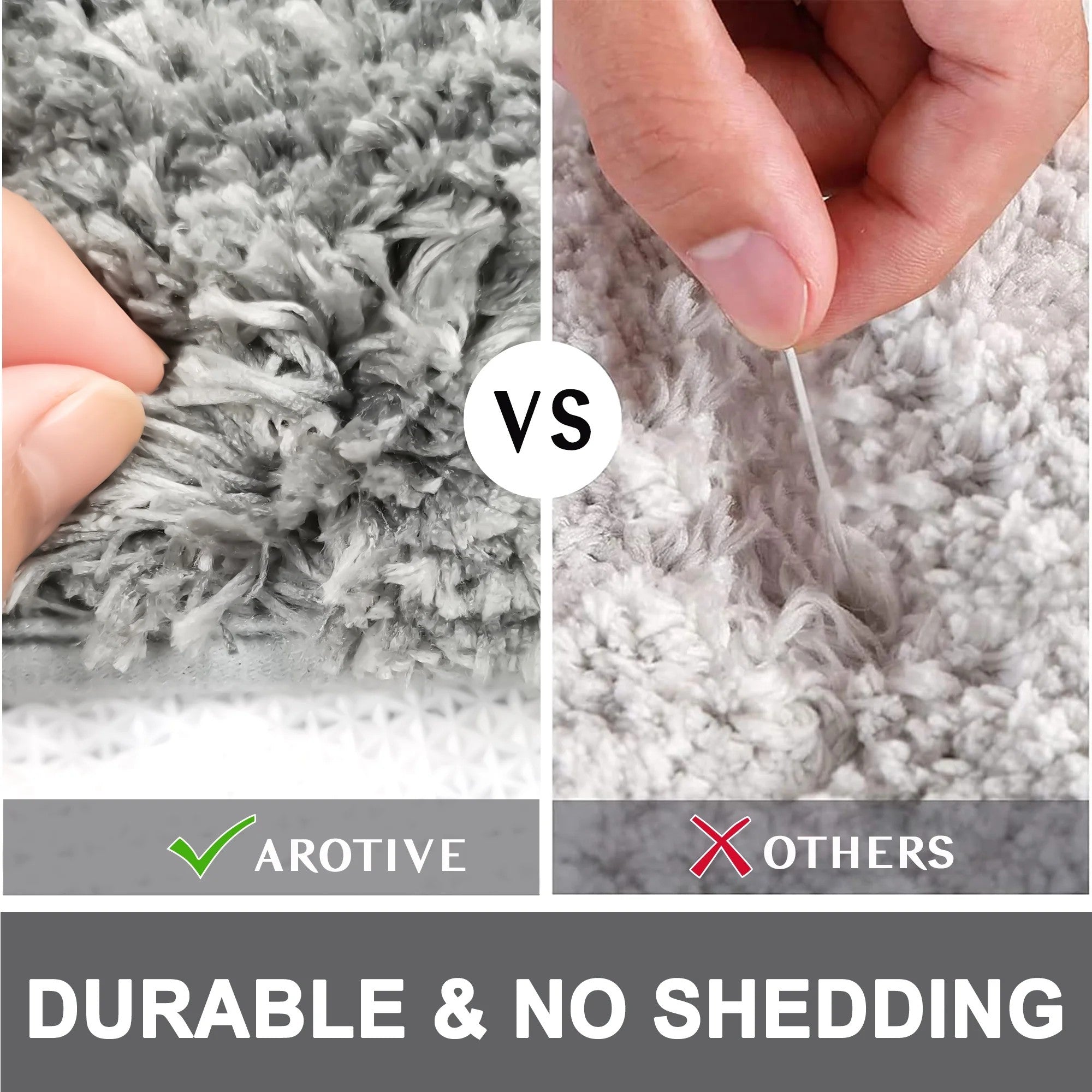 Evlmd Bathroom Rug, Large Bath Rug for Bathroom Floor Non-Slip, Super Elastic Soft Easier to Dry Bath Shower Mat Runner, Machine Washable Bath Mat